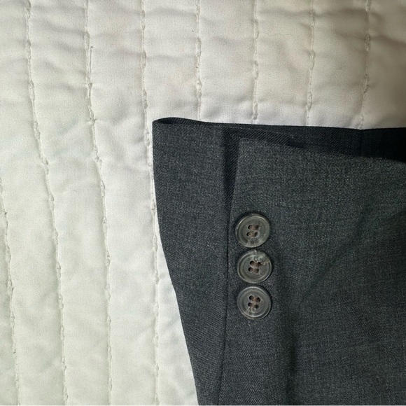 Chaps Ralph Lauren Wool Blend Dark Gray Blazer - Picture 12 of 16